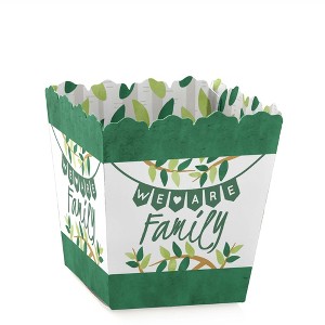 Big Dot of Happiness Family Tree Reunion - Party Mini Favor Boxes - Family Gathering Party Treat Candy Boxes - Set of 12 - 1 of 4