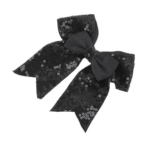 Unique Bargains Women's Halloween Bow Double-layer Duckbill Clip 1 Pc - 1 of 4