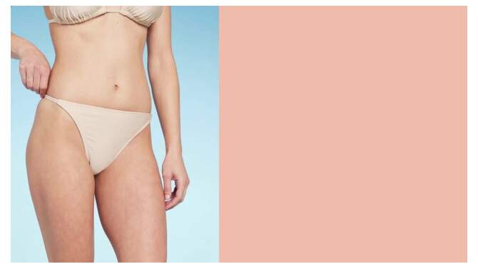 Women&#39;s Low-Rise Ultra Cheeky Bikini Bottom - Shade &#38; Shore&#8482; Tan Shine, 2 of 9, play video