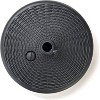Rattan Design Resin Fillable Umbrella Base Black - Backyard Expressions: Weather-Resistant, No Assembly Required - 2 of 4