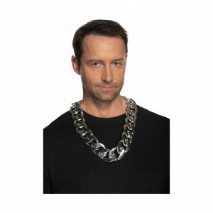 Underwraps Costumes Chunky Chain Necklace (Silver) - 1 of 1