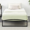 6 Inch Metal Platform Twin Bed Frame, Heavy Duty Low Profile Bed Frame No Box Spring Needed, Mattress Foundation with Steel Slats Support - 4 of 4