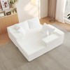 TiramisuBest 104 Inch Cloud Sectional Couch Chenille L Shape Chaise Deep Seat Modular Sofa Vacuum Compressed 5 Pillow Wrinkle Free - 4 of 4