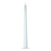 tag Color Studio 12" Traditional Taper Unscented Smokeless Paraffin Wax Candle Light Blue Set of 4 Burn Time 8 hrs. - 2 of 3