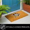 EvergreenNHLPittsburgh Penguins Logo Natural Coir 28 x 16 Inches Indoor Outdoor Doormat - 4 of 4