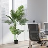 KTMBDW Artificial Palm Tree, Faux Tropical Floor Plant in Pot, Artificial Silk Plant for Home Office Living Room Decor Indoor - 4 of 4