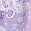 Collections Etc Zip Front Soft Paisley Robe - 4 of 4