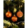 34 Pieces Shatterproof Christmas Ornaments Set, Christmas Decorations 1.57 Inch Silver Plastic Ball Decor - 3 of 4