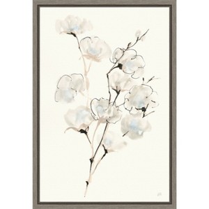 Amanti Art Summer Cotton III by Chris Paschke Canvas Wall Art Print Framed 16 x 23-in. - 1 of 4