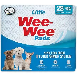 Four Paws Wee Wee Pads for Little Dogs- 28 Pads