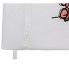 Memoi Lingerie Embroidered Mesh Wash Bag White M - 3 of 3