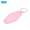 Unique Bargains Blank Vintage Motel Keychain for DIY Ornament Backpack Label 16 Pcs - 3 of 4