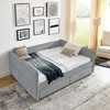 Queen Size Upholstered Daybed with Two Drawers for Bedroom - 4 of 4