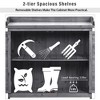 Dracelo Outdoor 39" Potting Bench Table, Grey - 3 of 4