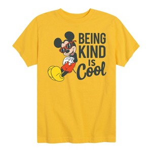 Boys' - Disney - Mickey Kind Is Cool Short Sleeve Graphic T-Shirt - 1 of 4