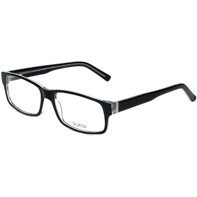 Big & Tall by Vivid Designer Reading Glasses 3 Black Layered Crystal