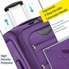 Whisen 3-Piece Luggage Set & Suitcases with 3 Different Sizes and TSA Lock, Easy Access Front Pockets - 4 of 4