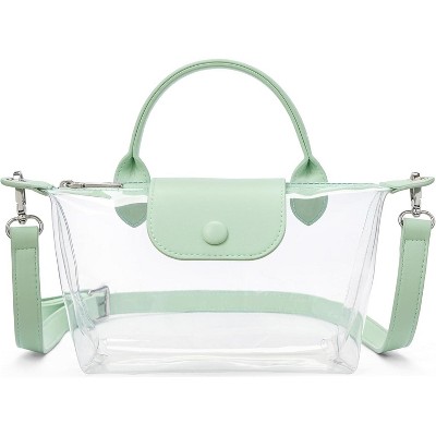 Clear Bag for Stadium Approved Small Crossbody Purse Handbags for Concerts Sports Events