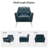 Maris Wooden Upholstered Contemporary Accent Armchair with Button-tufted for Bedroom Living Room  | ARTFUL LIVING DESIGN - 3 of 4
