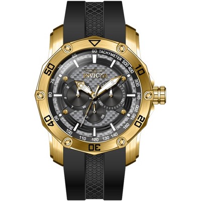 Invicta 45744 Men's Pro Diver Grey and Black Dial Strap Watch