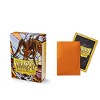 Dragon Shield 2 Packs Dragon Shield Classic Mini Japanese Orange 60 ct Card Sleeves Value Bundle! - 3 of 4