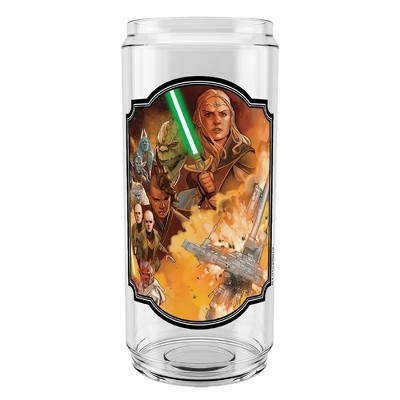 Star Wars: The Book Of Boba Fett Tatooine Survivors Tritan Can Shaped  Drinking Cup - Clear - 16 Oz. : Target