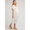 PinkBlush Ivory Smocked Ruffle Maternity Dress - 3 of 4