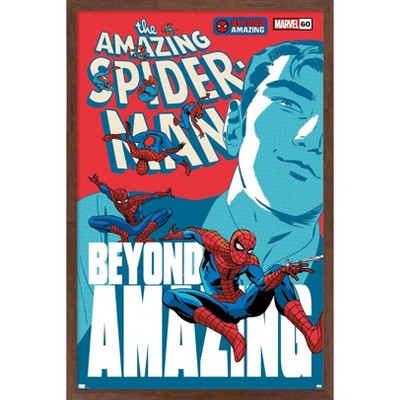 Trends International Marvel Comics - Spider-Man: Beyond Amazing - Peter Parker Cover Framed Wall Poster Prints