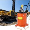 10.5 Gallon Air Operated Grease Pump with 13Ft High-Pressure Hose & Grease Gun, Portable Pneumatic Grease Pump with Wheels - 3 of 4