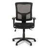Alera Alera Elusion II Series Suspension Mesh Mid-Back Synchro Seat Slide Chair, Supports 275 lb, 16.34" to 20.35" Seat, Black - 2 of 4