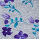 heather grey pretty floral