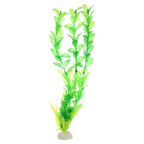 Meter Brawl Interpreteren Unique Bargains Aquarium Plants Decorations Artificial Aquatic Plant Green  11.42" 1 Pcs : Target