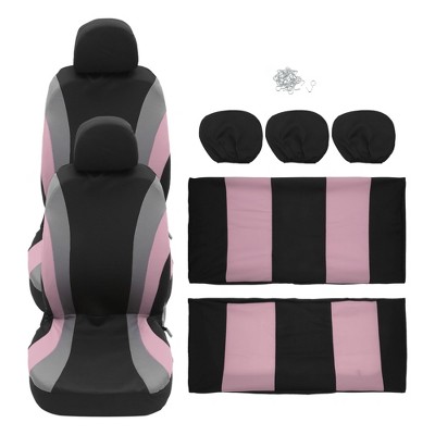 Unique Bargains Universal Car Seat Covers Kit 9 Pcs