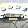 YOOCOZZ  10'x12' Patio Hardtop Gazebo with Double Roof - 2 of 4