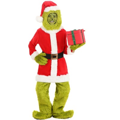 Halloweencostumes.com Elope The Grinch Kid's Santa Open Face Costume ...