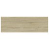 VidaXL Bookshelf Boards 8 pcs Sonoma Oak 23.6 in.x7.9 in.x0.6 in. Engineered Wood - 4 of 4