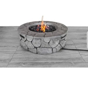 9'' H x 28'' W Fiber Reinforced Concrete Outdoor Fire pit - 1 of 4