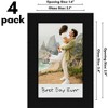 Americanflat Mini Instant Photo Frame with Double White Mat - Display 2.1x3.4 Photos - Black - Multi Pack - 4 of 4