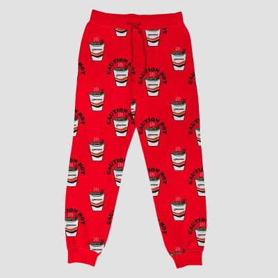 Men's Maruchan Instant Lunch Jogger Pajama Pants - Red