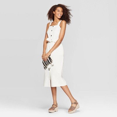 universal thread button down dress