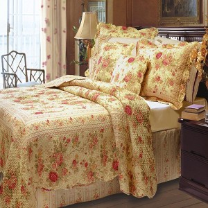 Greenland Home Fashion Antique Rose Sham - Multi - 1 of 4