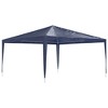vidaXL Party Tent Blue Polyethylene 6.6 x 6.6 ft UV-resistant - 2 of 4