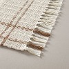 Neutral Color Block Plaid Handmade Woven Area Rug Tan/Cream/Cocoa - Hearth & Hand™ with Magnolia - image 3 of 4