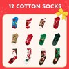 Joyfy 2025 Christmas Advent Calendar – 12 Days of Cozy Holiday Socks for Women Count Down to Christmas with Daily Sock Surprises! - 2 of 4