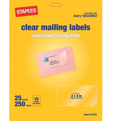 does staples print on transparency paper