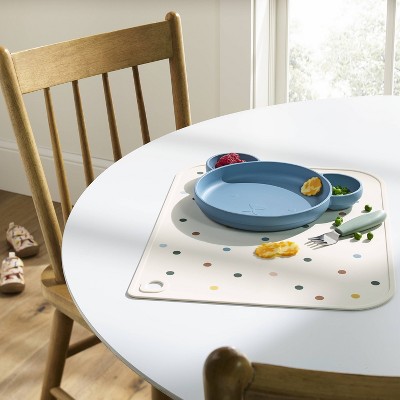Silicone Placemat - Beige/Dots - Cloud Island&#8482;