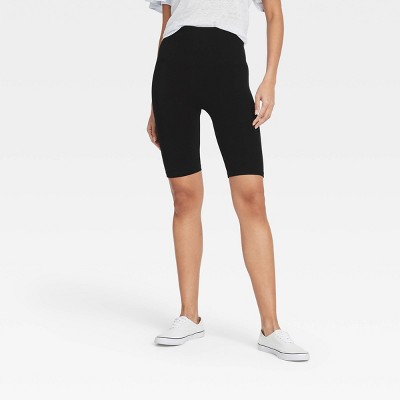 cotton biker shorts womens