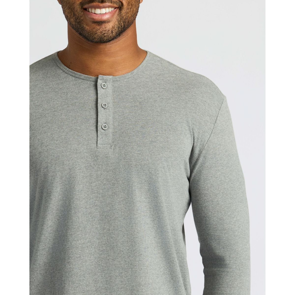 Men's Classic Long Sleeve Henley - True Classic - thumbnail 9