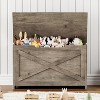 coucheta 30" Solid Wood Storage Bench with Soft-Close Lid - Easy Assembly, Large Toy Chest Organizer for Entryway, Living Room, Bedroom - 4 of 4