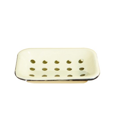 VIP Metal 6 in. Cream Vintage Soap Dish